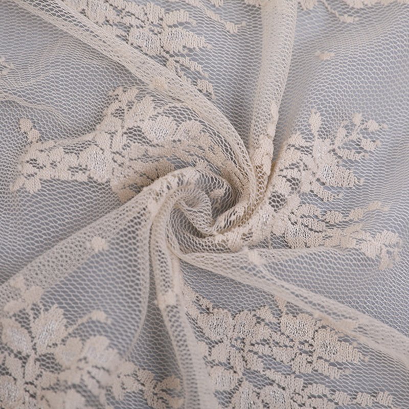 Lace Fabric Jacquard Bridal Nylon Warp Knit for Bridal Wholesale Suppl 3